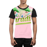 Paradise With Trees And Mountains For Earth Day St Graphic T-shirt | Artistshot