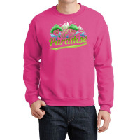 Paradise With Trees And Mountains For Earth Day St Crewneck Sweatshirt | Artistshot