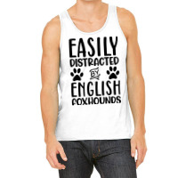 Easily Distracted By English Foxhounds Hippie Tank Top | Artistshot