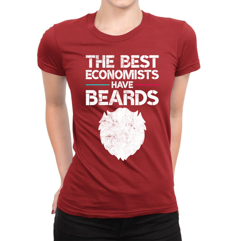 The Best Economists Have Beards Funny Economist Ga Ladies Fitted T-Shirt by enayasakatif | Artistshot