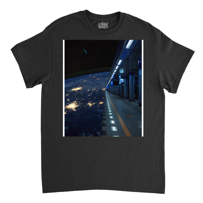 Space Station Cool Classic T-shirt | Artistshot