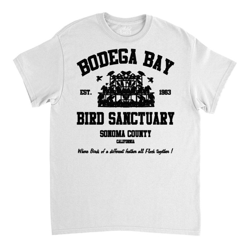 Bodega Bay Bird Sanctuary Classic T-shirt by embarigosineg | Artistshot