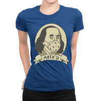 Ben Franklin With Face  Cute Ladies Fitted T-shirt | Artistshot