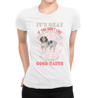 Its Okay If You Dont Like American English Coonhou Ladies Fitted T-shirt | Artistshot