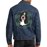 English Springer Spaniel Dog Aesthetic Men Denim Jacket | Artistshot