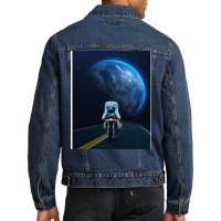 Driving Home Yellow Men Denim Jacket | Artistshot