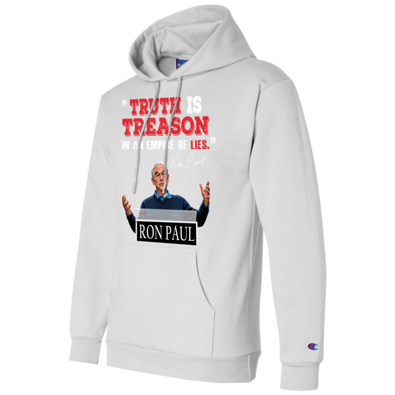 Ron Paul Truth Is Treason Yellow Champion Hoodie by terleytsaka6 | Artistshot