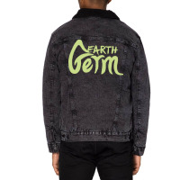 Earth Germ Tumblr Unisex Sherpa-lined Denim Jacket | Artistshot