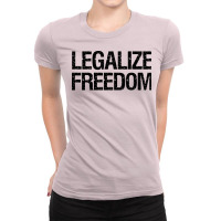 Anarcho Capitalism Libertarian Voluntarism Legaliz Ladies Fitted T-shirt | Artistshot