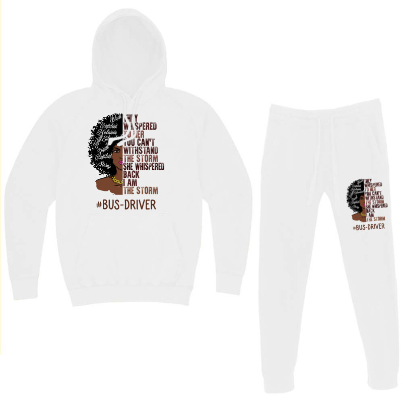 I Am The Storm Busdriver African American Women Tu Hoodie & Jogger Set | Artistshot