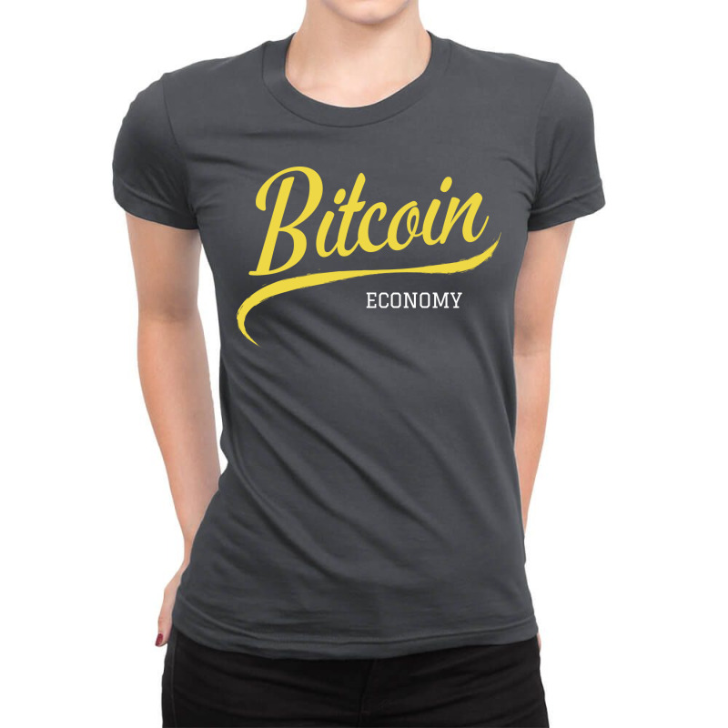 Bitcoin Economy Nature Ladies Fitted T-Shirt by nsikekhizom | Artistshot