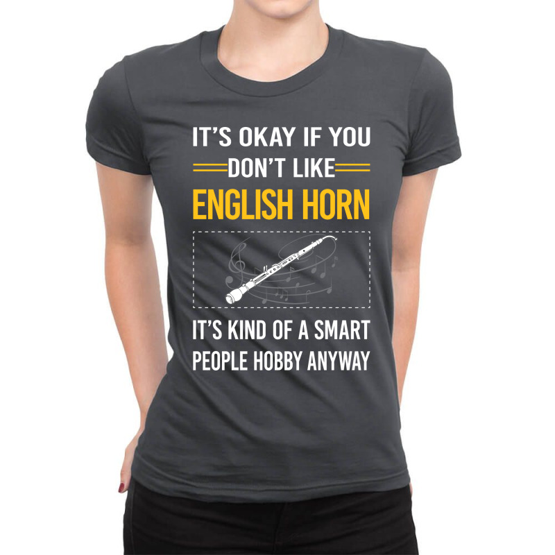 Funny Smart People English Horn Cor Anglais Stars Ladies Fitted T-Shirt by macikawielen4 | Artistshot