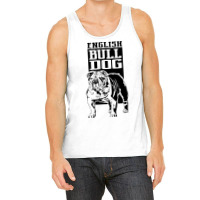 Funny Proud English Bulldog Dog Portrait Gift Vint Tank Top | Artistshot