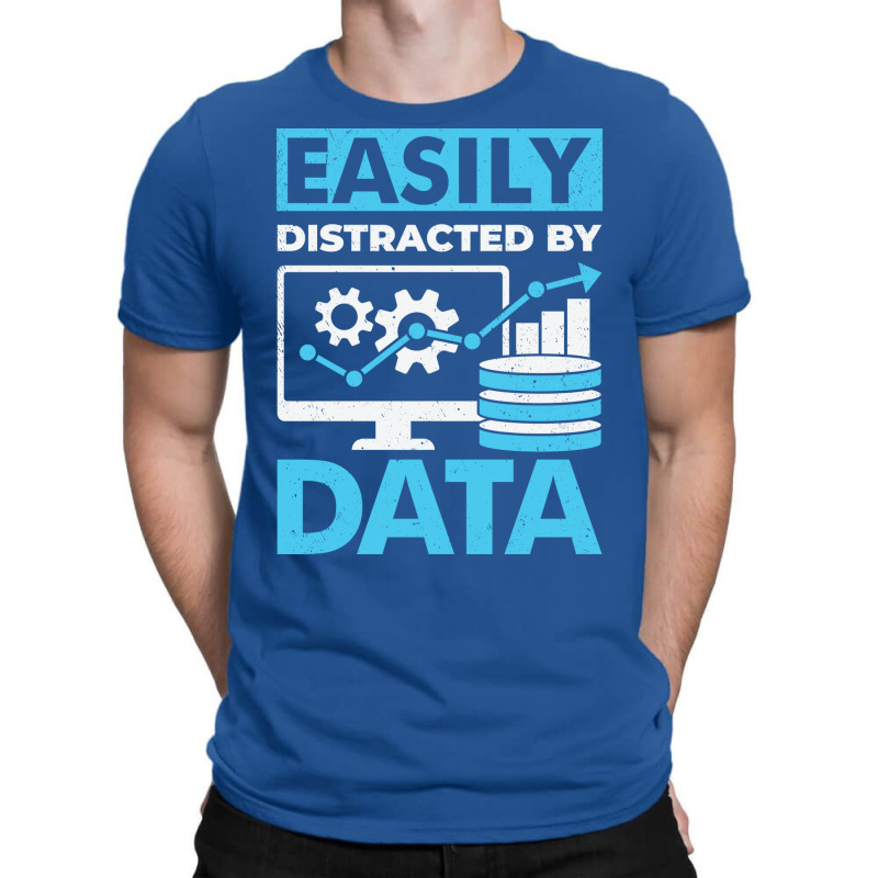 Easily Distracted By Data 70s T-Shirt by nsikekhizom | Artistshot