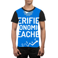 Verified Economics Teacher Music Graphic T-shirt | Artistshot