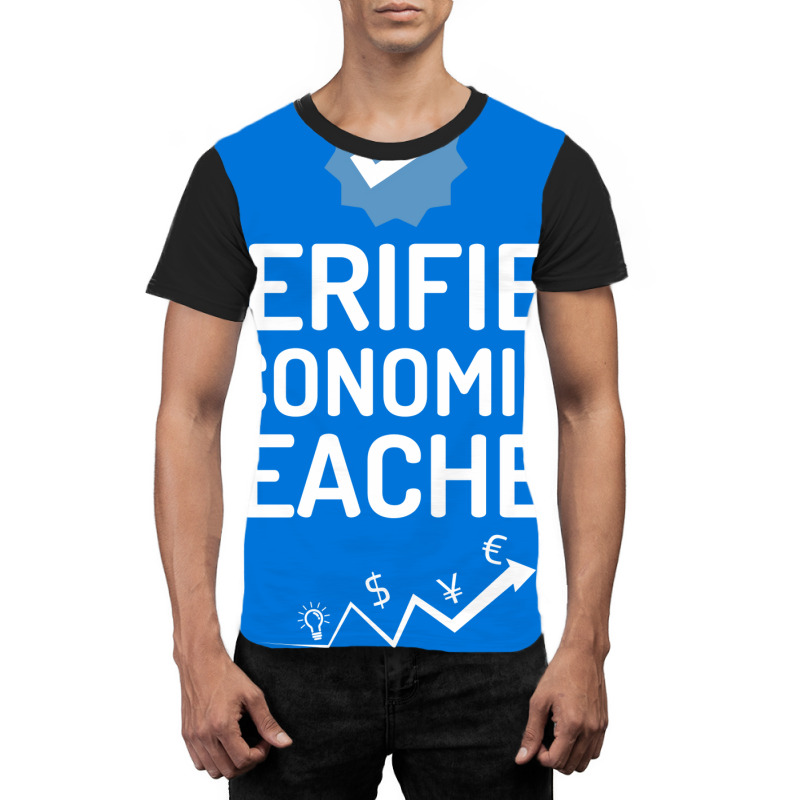 Verified Economics Teacher Music Graphic T-shirt by kojekslagod | Artistshot