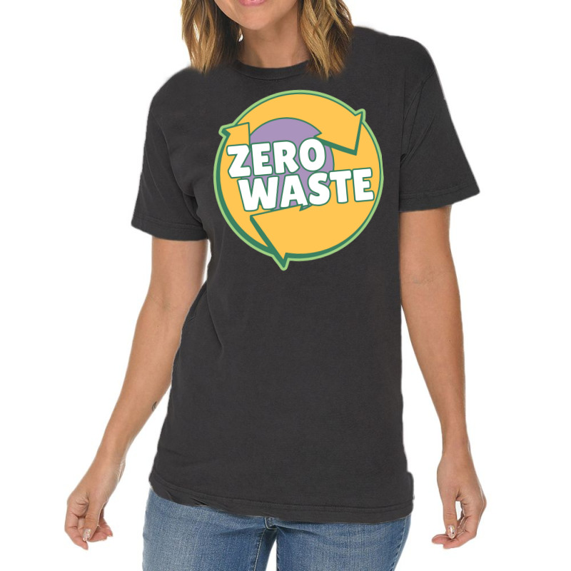 Zero Waste Nature Vintage T-Shirt by dergiakcjaj | Artistshot