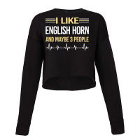 3 People English Horn Cor Anglais Gift Cropped Sweater | Artistshot