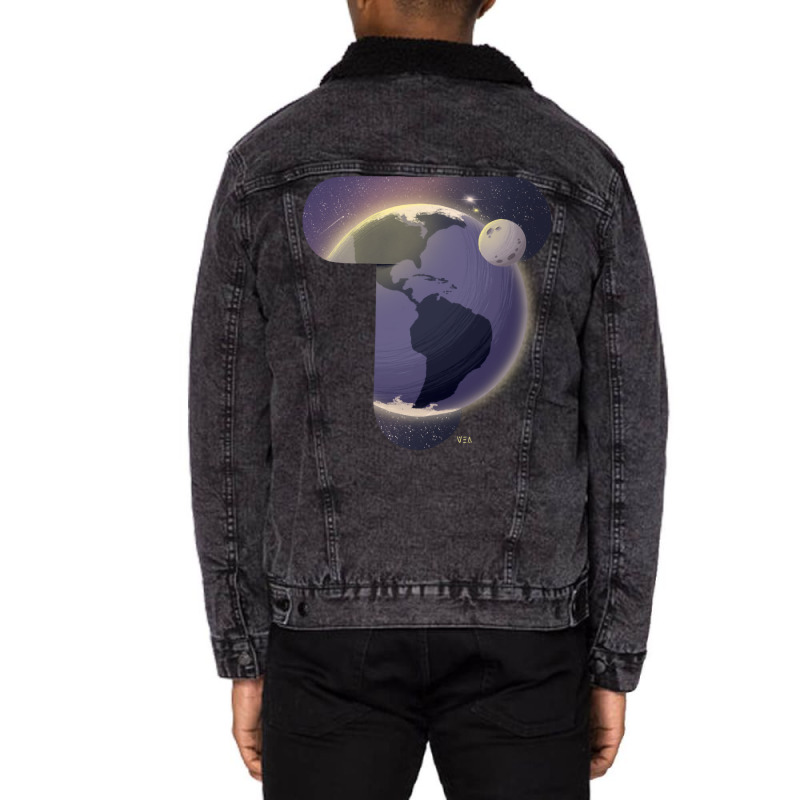 Tierra Aesthetic Unisex Sherpa-lined Denim Jacket | Artistshot