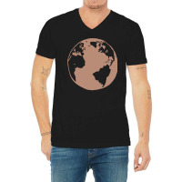 Vintage Mother Earth Humor V-neck Tee | Artistshot