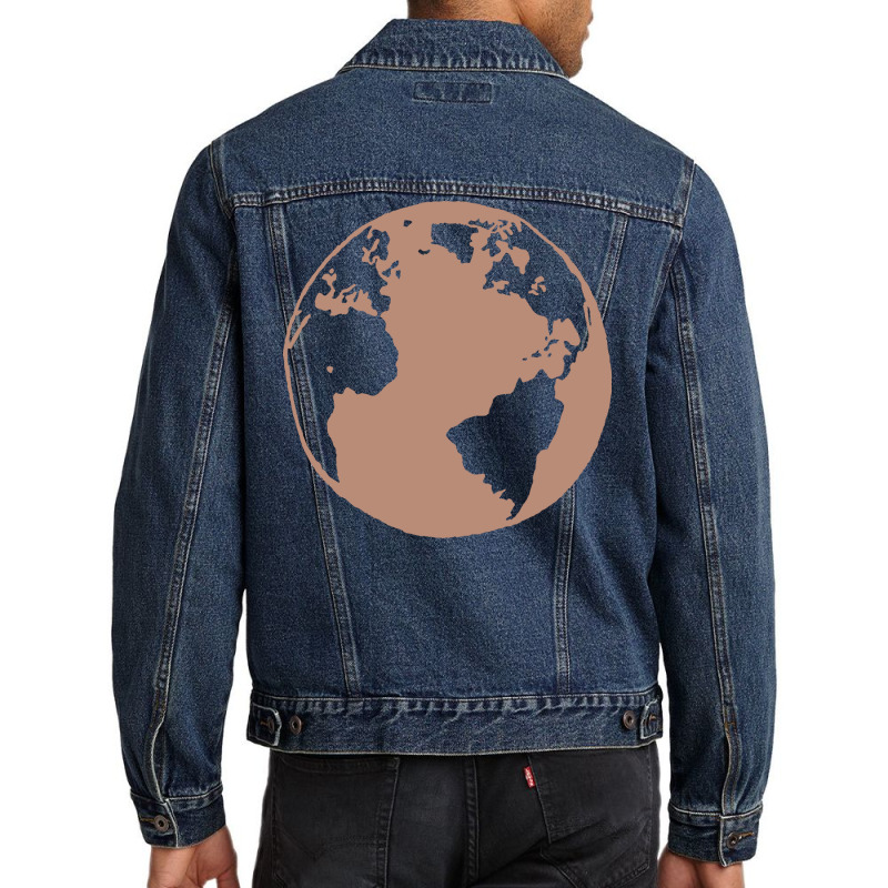 Vintage Mother Earth Humor Men Denim Jacket | Artistshot