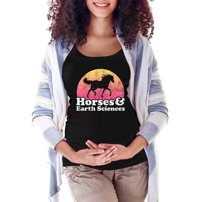 Horses And Earth Sciences Gift For Horse Lovers 70 Maternity Scoop Neck T-shirt by toldostoyokim | Artistshot