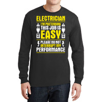 Electrician Lineman Wireman Electronics Technician Long Sleeve Shirts | Artistshot