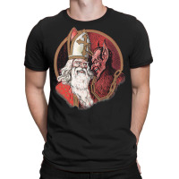 Krampus And Santa Christmas  (1) T-shirt | Artistshot