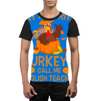 My Favorite Turkeys Call Me English Teacher Vintag Graphic T-shirt | Artistshot