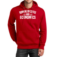 Running On Coffee And Economics Boy Unisex Hoodie | Artistshot