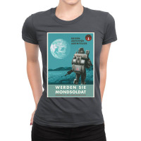 Wolfenstein Propaganda Adventure Poster Ladies Fitted T-shirt | Artistshot