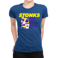 Stonks When You Buy Bitcoin Travel Ladies Fitted T-shirt | Artistshot