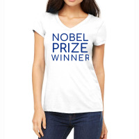 Nobel Prize Winner Retro Women's V-neck T-shirt | Artistshot