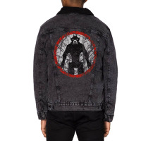 District 9 ( I.e.d. Edition.) Unisex Sherpa-lined Denim Jacket | Artistshot