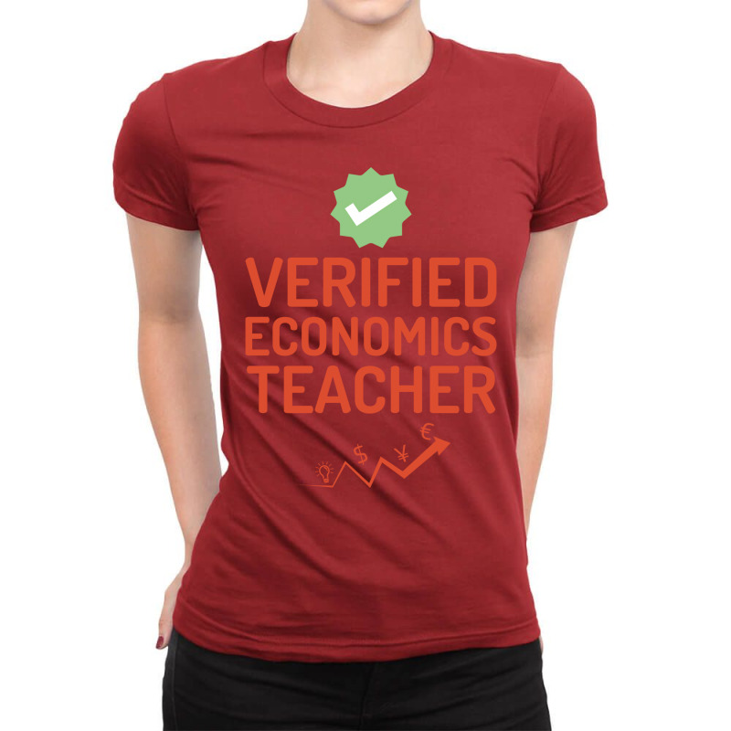 Verified Economics Teacher Hipster Travel Ladies Fitted T-Shirt by animninovaf | Artistshot