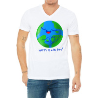 Happy Earth Day Summer V-neck Tee | Artistshot