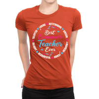 Best Economics Teacher Ever Stars Ladies Fitted T-shirt | Artistshot