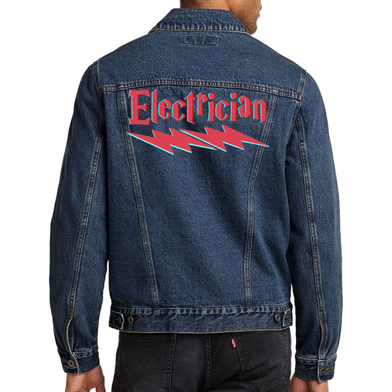 Electrician  Electrician Men Denim Jacket | Artistshot