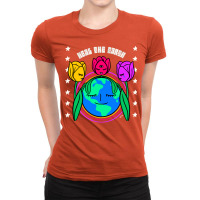 Heal The Earth Music Ladies Fitted T-shirt | Artistshot