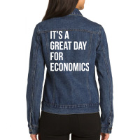 Economics Quote Ladies Denim Jacket | Artistshot