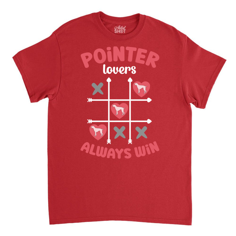 Pointer Lovers Always Win 80s Classic T-shirt | Artistshot