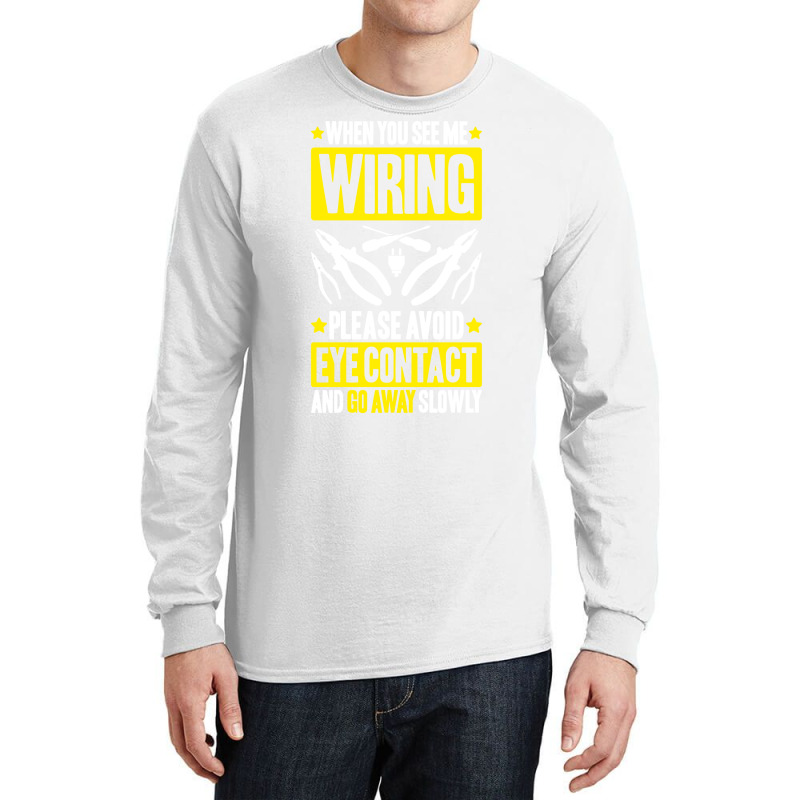 Electrician Lineman Wireman Electronics Technician Long Sleeve Shirts by rogovwalvin2 | Artistshot