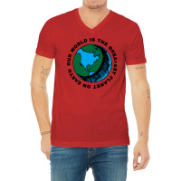 The Greatest Planet Stars V-neck Tee | Artistshot