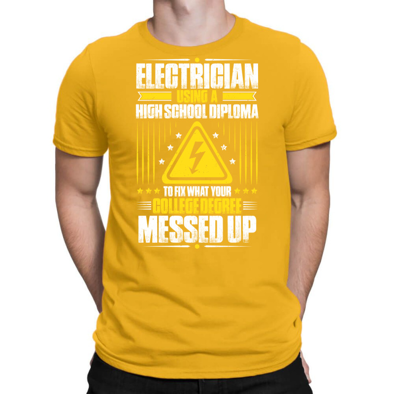 Electrician Lineman Wireman Electronics Technician T-shirt | Artistshot