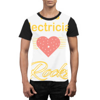 Electrician Love Girl Graphic T-shirt | Artistshot