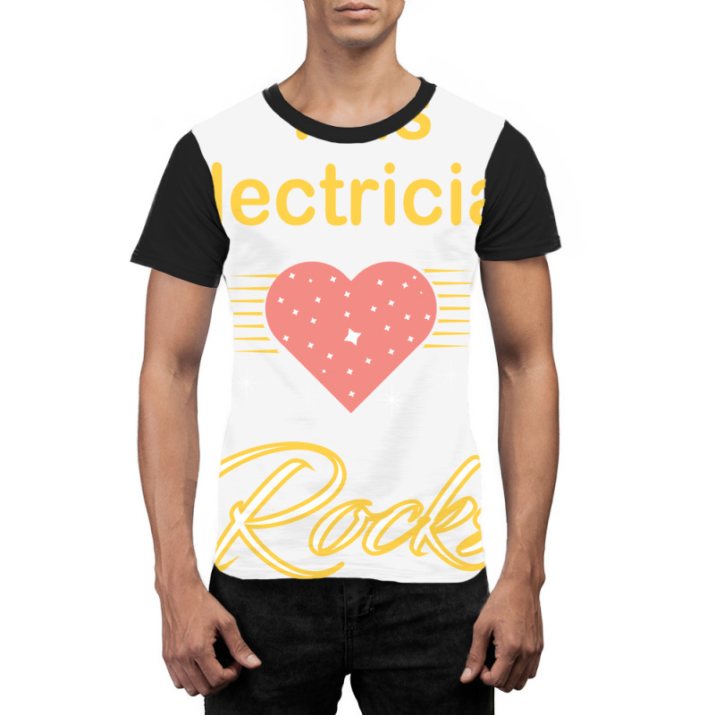 Electrician Love Girl Graphic T-shirt | Artistshot