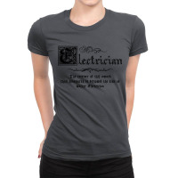 Medieval Master Electrician Cool Ladies Fitted T-shirt | Artistshot