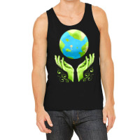 Two Hands Holding The Earth For Earth Day Travel Tank Top | Artistshot