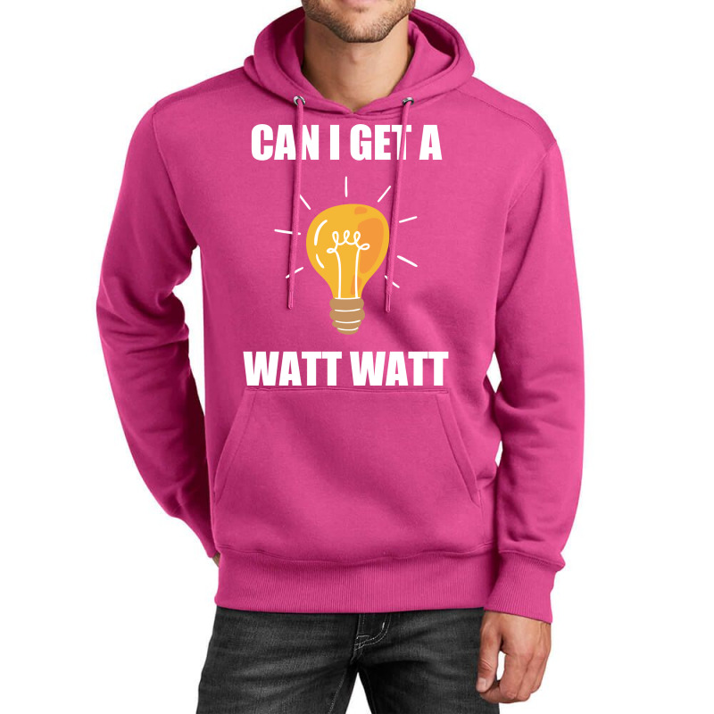 Can I Get A Watt Watt Electrician Aesthetic Unisex Hoodie | Artistshot