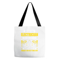 Electrician Lineman Wireman Electronics Technician Tote Bags | Artistshot